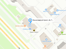 Карта Ленинградский проспект 64,  ТЦ Арцах